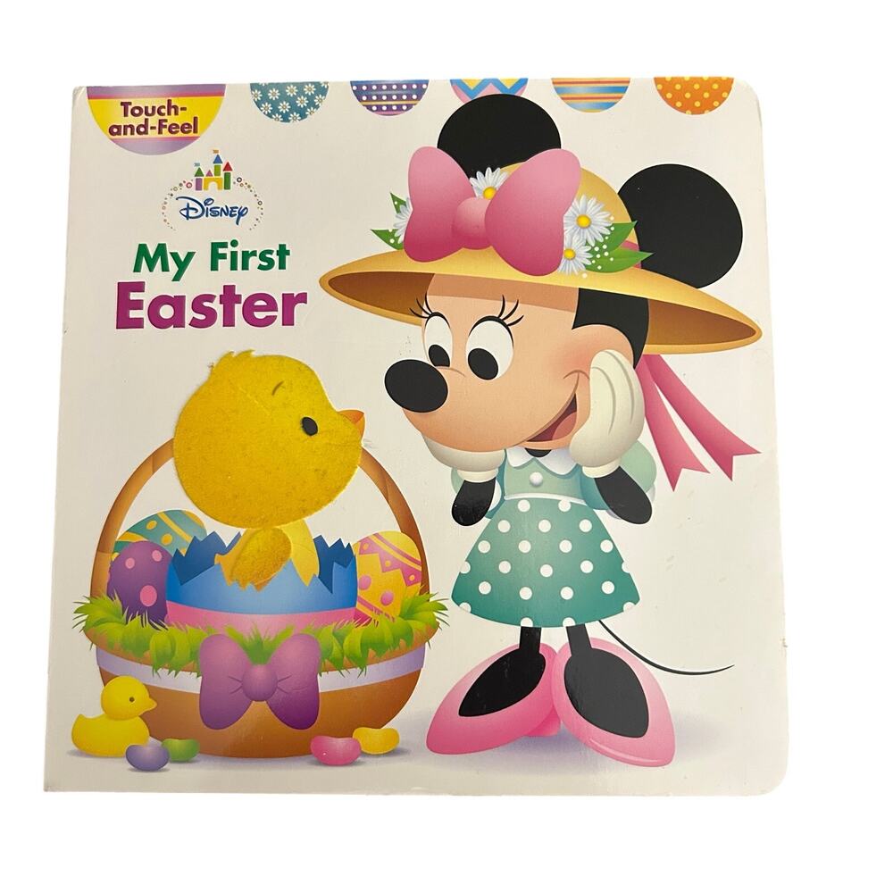 Disney My First Easter Touch-and-Feel Cardboard Book by Sara Miller